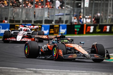 Lando Norris of Great Britain drives the McLaren Formula 1 Team MCL39 during third practice at
