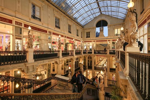 Historic shopping arcade Passage Pommeraye in the Graslin neighbourhood, Nantes, Loire-Atlantique
