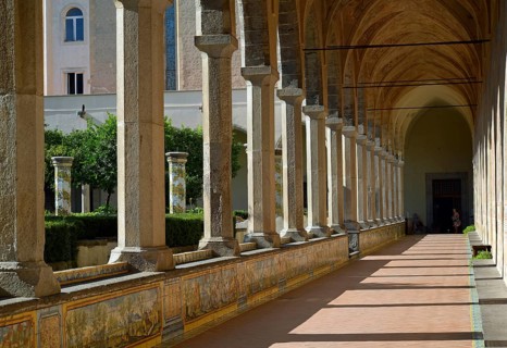 Corridor and columns, cloister