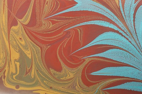 Creative ebru art background abstract pint. Marbling texture pattern