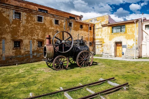 Locomotive of the prison train, Presidio Museum, Ushuaia, Argentina