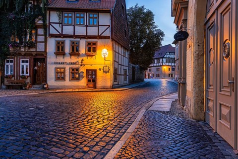 Half-timbered houses in Quedlinburg Harz