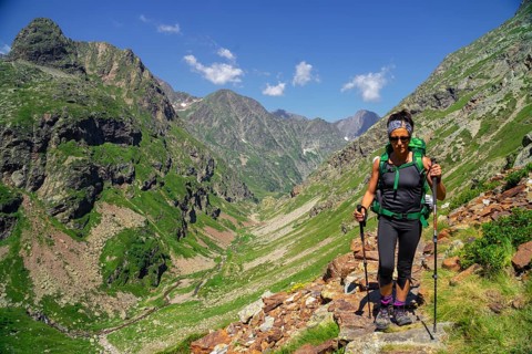 Senda de Pouchergues, Neste de Clarabide, Louron, Pirineos, France
