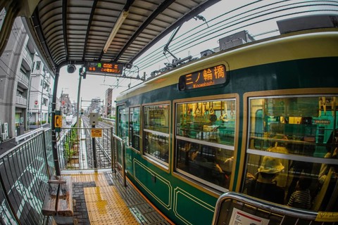 Toden Arakawa line of landscape. Shooting Location: Tokyo metropolitan area