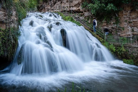Trillo waterfall, La Alcarria, Guadalajara, Spain