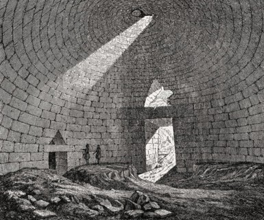 The Treasury of Atreus, Acropolis at Mycenae, Greece