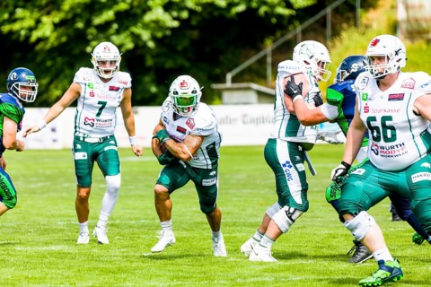 German Football League, Schwäbisch Hall Unicorns, Straubing Spiders in the Optima-Sportpark