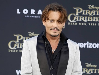 Johnny Depp at the U.S. premiere of 'Pirates Of The Caribbean: Dead Men Tell No Tales' held at the