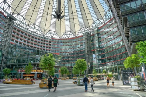 Das Center am Potsdamer Platz, former Sony Centre, Tiergarten, Mitte district, Berlin, Germany