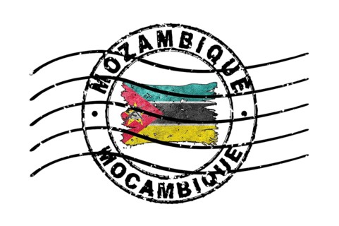 Mozambique Passport Stamp Flag Travel Document Symbol