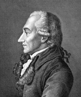 Leopold Friedrich Gunther von Goeckingk (1748-1828) on engraving from 1859. German lyric poet,