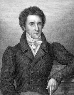 Philipp Jakob Siebenpfeiffer (1789-1845) on engraving from 1859. German jurist and political