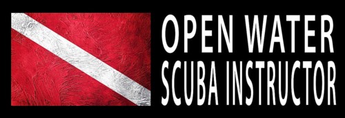 Open Water Scuba Instructor, Diver Down Flag, Scuba flag, Scuba Diving
