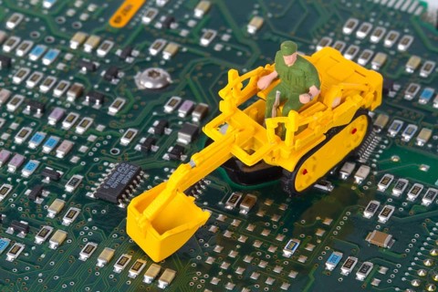 Printed circuit board of a hard disc drive