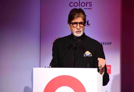 Bollywood actor Amitabh Bachchan press conference launch Global Citizen Festival Leadership