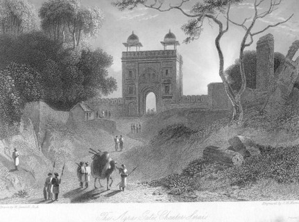 The Agra gate Chauter Serai, Uttar Pradesh, India