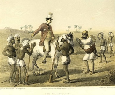 Colonial Indian images, our magistrate, India
