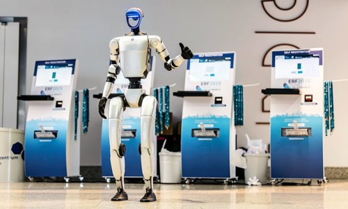 Unitree H1, H1-2, the first humanoid robot from the Chinese company Unitree. European Robotics