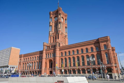 Rotes Rathaus, Rathausstraße, Mitte, Berlin, Germany