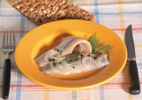 Plate mti Matjesfilet, Sweden