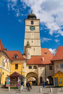 Turnul Sfatului, Council Tower in Sibiu, Transylvania, Romania