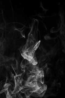 Smoke movement black background with copy space writing text. Resolution and high quality beautiful