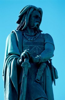 Statue of Vercingetorix, Mont Auxois, Burgundy, France