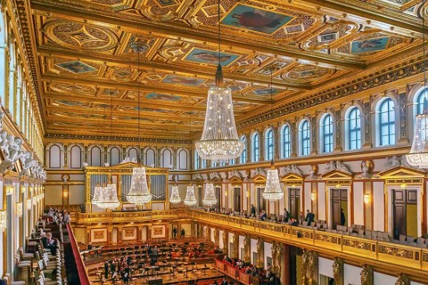 Great Golden Hall in Musikverein is a concert hall in the Innere Stadt borough of Vienna, Austria