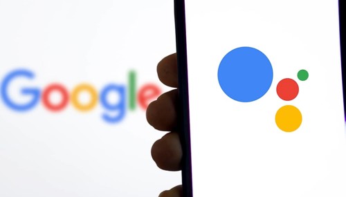 Google assistant app logo on the Phone.