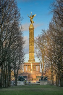 Großer Tiergarten, Fasanerieallee, Siegessäule, Großer Stern, Tiergarten, Mitte, Berlin, Germany