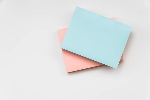 Colorful sticky note pads
