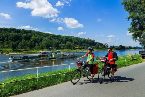 Elbe Cycle Route in Pirna