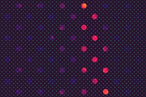 Gradient dot pattern. Graphic abstract geometric background for print. Design wallpaper. geometric