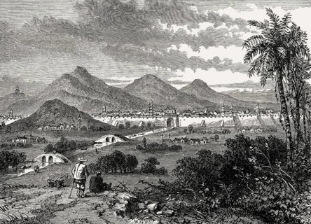 View of Nanjing or Nanking, Jiangsu province, China, c. 1840
