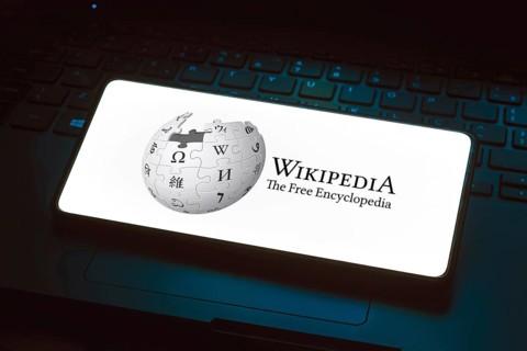 May 20, 2024, Brazil. In this photo illustration, the Wikipédia logo is displayed on a smartphone