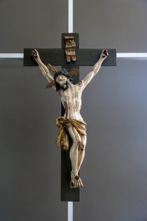 Crucifix in the Catholic Church of the Ascension, listed building, Kempten, Allgäu, Bavaria,