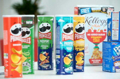 Pringles and products from KELLOGS Hamburg, Hamburg, Germany
