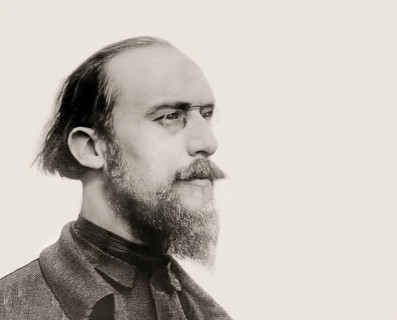 Erik Satie, 1866 – 1925, a French composer and pianist, 1898, digitally edited