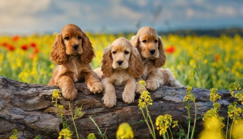KI generated, animal, animals, mammal, mammals, one, single animal, English Cocker Spaniel, (Canis