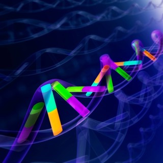 DNA sequence abstract background