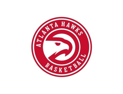 Rotated to left, Atlanta Hawks logo, Logo