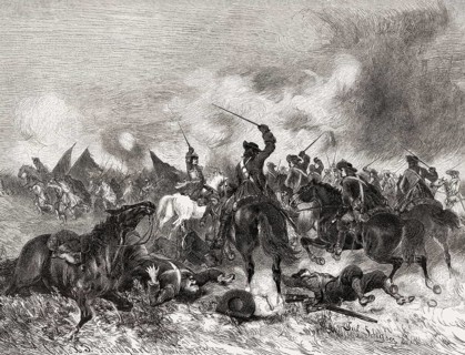 The Battle of Fehrbellin on June 18, 1675