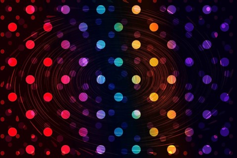 Gradient dot pattern. Graphic abstract geometric background for print. Design wallpaper. geometric