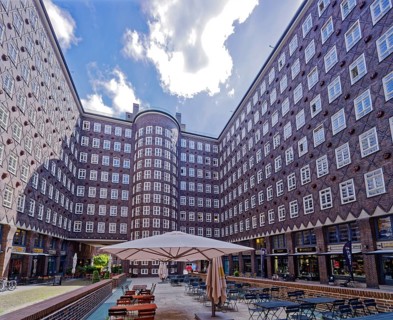 The Sprinkenhof is one of the office buildings constructed in Hamburg's city centre at the