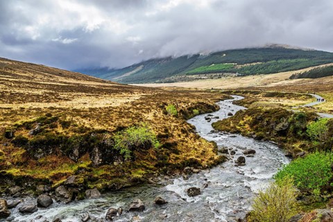 Fairy Pools and Waterfalls, Glen Brittle, Black Cuillin, Isle of Skye, Scotland, UK