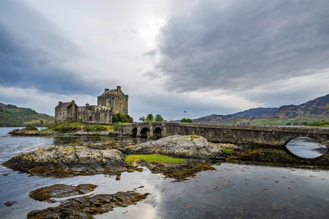 Eilean Donan Castle, Loch Duich, Isle of Skye, Highlands, Scotland, UK