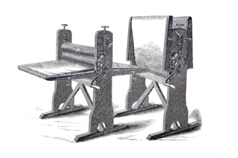 Household, American washer and flattener, by M. Lesley from New York, Historical, digitally