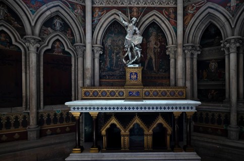 Interior view, Chapel of St Michael and St Blaise, Chapelle Saint Michel et Saint Blaise,