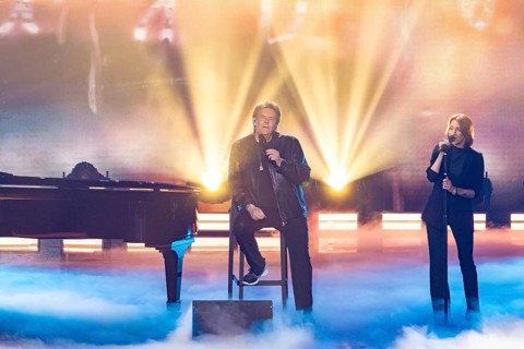 Howard Carpendale with the song Ungesagtes at the Beatrice Egli Show in Studio Berlin Adlershof on