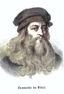 Leonardo da Vinci (born 15 April 1452, died 2 May 1519 at Clos Lucé Castle), Italian painter,
